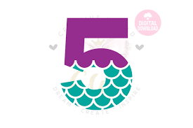 Free Free 297 Mermaid 6Th Birthday Svg SVG PNG EPS DXF File