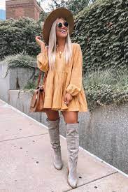 Cotton blendedmeasurement:one size fits all for this item. The Best Fall Dresses For 2020 Chaylor Mads Boho Fall Outfits Casual Dress Outfits Dresses Casual Fall