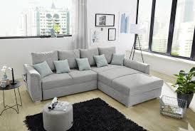 Wohnlandschaft Mit Funktion Cavallo Grau Mint Wohnen Ecksofa