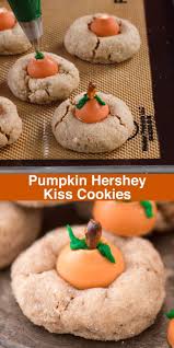 Pumpkin Blossom Cookies In 2020 Fall Cookies Blossom Cookies Pumpkin Cookies