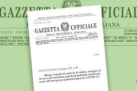 È stato approvato nella seduta del 4 aprile 2019 dal consiglio dei ministri, con la formula salvo intese, l'atteso decreto crescita si interviene quindi sul testo dell'art. Decreto Rilancio In Gazzetta Ufficiale Il Testo Completo Del Dl 34 2020 Cia Agricoltori Italiani Toscana