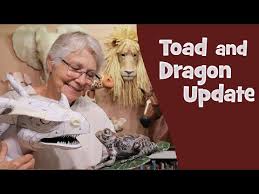 Toad And Dragon (and Garden) Update • Ultimate Paper Mache