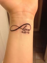 Tattoos On Pinterest Relationship Birthdate Tattoo Infinity Tattoo Wedding Date Tattoos