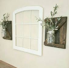 Arched Window Frame Faux Window Frame Faux Arched Window Farmhouse Wall Decor Living Room Window Wall Decor Arched Wall Decor