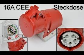 400v Cee Steckdose Kraftstromsteckdose Anschliessen Drehstrom Youtube Cee Steckdose Steckdosen Elektroinstallation Selber Machen