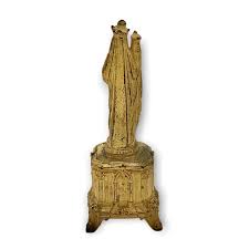 Antique Saint Anne de Beaupre Cast Statue, Made in France