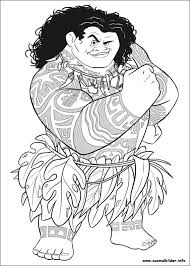 Ausmalbilder Vaiana Maui Vaiana Ausmalbilder Disney Prinzessin Malvorlagen Malvorlage Prinzessin