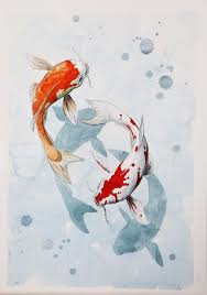 There is 90% of water in their bodies but still they flow along with the flow of water. Make This Weekend A Creative One In Our Latest Lesson We Teach You How To Draw A Koi Fish And Bring It To Life With Water Koi Painting Watercolor Fish Koi