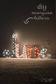Love the marquee light look but don't want to buy them? 13 Trendy Diy Marquee Lights Letters And Signs Shelterness