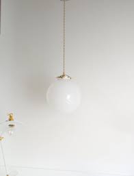 Globe Pendant Solid Brass Hanging Glass Modern Light Bathroom Bedroom Bedside Lamp Hallway Lighting Lumieres Suspendus Globe En Verre Deco
