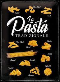 la pasta tradizionale plaque decorative retro en metal representant la forme et les noms des pates alimentai metal vintage cuisine metal decoration vintage