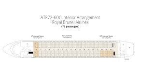 Seat Map Royal Brunei Airlines