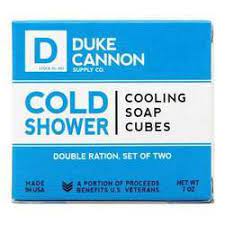 Shop duke cannon cold shower cooling soap cubes at your navy exchange. Duke Cannon Cold Shower Cooling Soap Cubes Menthol 2 Cubes Evitamins Com