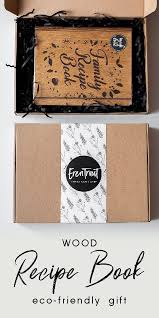 Recipe Book Is A Great Eco Friendly Gift Recipe Book Design Personalized Bridal Shower Gifts Custom Ring Box