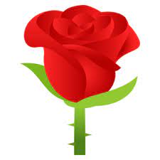 Rose Emoji On Joypixels 5 5 Rose Emoji Rose Emoji Images