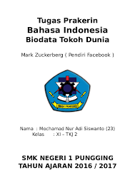 Doc Biodata Pendiri Facebook Adi Siswa23 Academia Edu