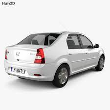 3d Model Of Dacia Logan 2010 Dacia Logan Dacia 3d Model