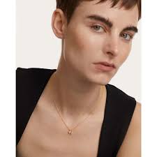 PDPAOLA Collier En Argent Plaqué Or