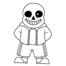 He is the most popular of all the characters in the game. Sans Coloring Pages Coloring Pages For Kids And Adults