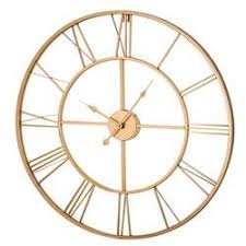 goldina wandklok metaal goud o 60 cm wandklok metaal goud