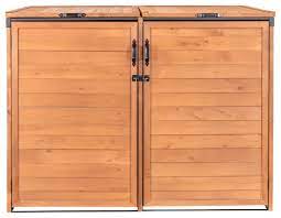 Maybe you would like to learn more about one of these? In Stock Large Horizontal Trash And Recycling Storage Shed Craftsman Outdoor Trash Cans By Leisure Season Ltd Houzz