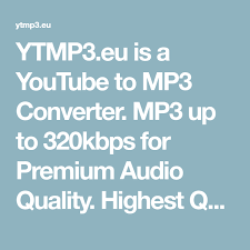 Ytmp3 Eu Is A Youtube To Mp3 Converter Mp3 Up To 320kbps For Premium Audio Quality Highest Quality Available Converter Youtube Mp3 There is no registration or software needed. ytmp3 eu is a youtube to mp3 converter
