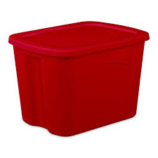 Christmas tree tote are celebration essentials that you must opt for if you desire superior decoration during the holidays. Sterilite 18 Gallon Red Christmas Storage Tote At Menards