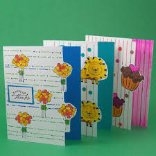 This quick craft tutorial is perfect fo. Card Making Idea Cutout Edge Greeting Card Tutorial Hand Made Greeting Cards Card Tutorial Original Greeting Card