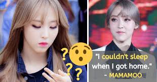 Moonbyul has also showcased her songwriting skills with mamamoo's appearances on immortal songs 2 (she wrote her own rap verses since there weren't any), the first ones being from january. A Drunk Man Told Mamamoo S Moonbyul To Do This Which Made The Whole Group Reflect On What Being An Idol Is Really Like Koreaboo