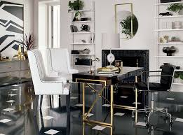 Black And Gold Office Chair Uk Modern Home Decor Ideas Cb2 Home Home Office Design Home Decor