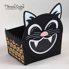 Black Cat Treat Box Svg File Simply Crafty Svgs In 2020 Treat Boxes Halloween Treat Boxes Crafty