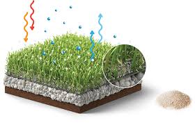 Silica sand infill acts as a ballast, weighing down the turf while also helping to keep the blades of artificial grass standing in an upright position. Infill Options T Cool Infill Silica Sand Ideal Turf