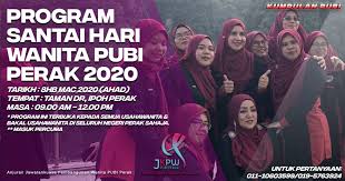 Tema ini sejalan dengan kampanye baru un women, generation equality. Program Santai Hari Wanita Pubi Perak 2020 Aktiviti Persatuan