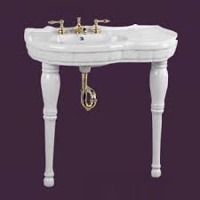 Get free shipping on qualified console sink legs bathroom sinks or buy online pick up in store today in the bath department. White Porcelain Bathroom Console Sink Southern Belle With Spindle