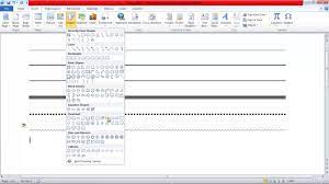 6.2 contoh surat pengurus rayon Cara Membuat Garis Di Microsoft Word Youtube