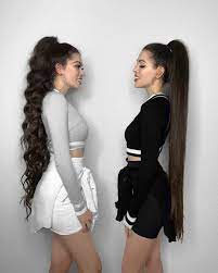 Beautiful Twins Double Tap If You Agree Curly Hair Or Straight Hair Hairstyle Curly Hair Styles Long Hair Styles Twin Outfits