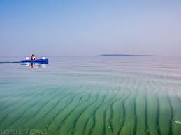 Crystal Clear Lake Michigan Kayaking Clear Lake Michigan Lake Michigan Clear Lake
