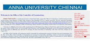 The regno and date of birth are required to check the result. Anna University Ug Pg Result 2018 Website Not Working Result Declared By Officials At Aucoe Annauniv Edu The Statesman