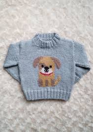 Intarsia Doggy Chart Childrens Sweater Children Ssweaters Intarsia Doggy Chart Childrens Sweater Orgu Kasnagi Orgu Bebek Kazak Modelleri