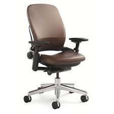steelcase leap chair leather aluminum base leather chair steelcase chair mahogany leather