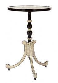 Ebanista Windsor Side Table No 405 100 003 18 Dia X 27 1 2 H Hand Carved Side Table Antiqued And Crackled F Antique Table Side Table Furniture Side Tables