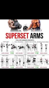 Arms Superset Biceps Workout Arm Workout Shoulder Workout