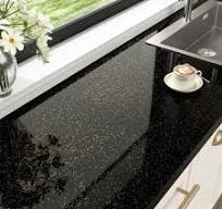 HotDecor Carta Da Parati Adesiva Nero Lucido Pellicola Adesiva Per Mobili  Piano Di Lavoro Della Cucina Carta Da Parati Effetto Marmo Nera e Oro Carta  ...
