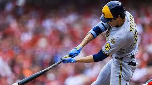 Christian Yelich in action