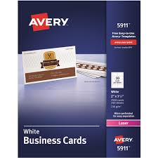 Check out our business card stand selection for the very best in unique or custom, handmade pieces from our business & calling cards shops. Avery Laser Microperforated Business Cards 2 X 3 12 White Pack Of 2500 Office Depot