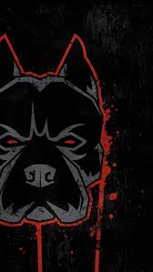 Pitbull Dog Art Dark Wallpaper Iphone Iphone Wallpaper Preppy Graphic Wallpaper