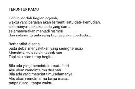 Pin Oleh Sindy Amaliya Di Tentang Hati Dan Rasa Kutipan Pelajaran Hidup Cinta Adalah Sajak