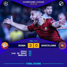 Manolas the greek god in rome. Squawka Football On Twitter On This Day In 2018 Roma Have Risen From Their Ruins Manolas The Greek God In Rome History Was Made