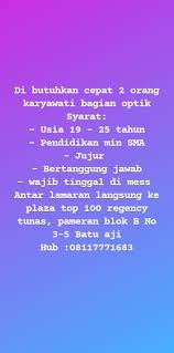 Newest trends lots of brands free shipping from £25. Lowongan Kerja Batam Kepri Photos Facebook