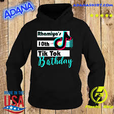 Lifestyle, auto, food & drink, and home & garden online news and information Official Rhamiya S 10th Tiktok Birthday Shirt Hoodie Sweater Long Sleeve And Tank Top